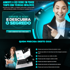 Página de Landing Page para serviços de Score